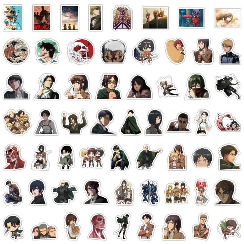 60 Pezzi Adesivi Anime Attack  - Laptop Original Accessories recensione e prezzo
